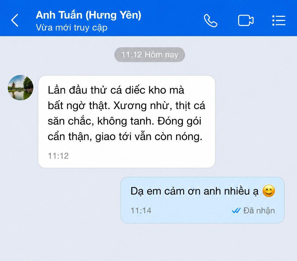 Tin nhắn khách hàng – Anh Tuấn (Hưng Yên)